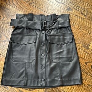 Banana Republic leather skirt